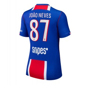 Paris Saint-Germain Joao Neves #87 Hjemmebanetrøje Dame 2026-27 Kortærmet